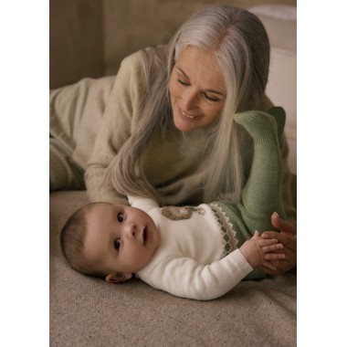 Completo maglia e ghettina tricot Completo e Pagliaccetto