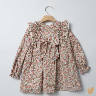 Abito stampa fiori Bimba