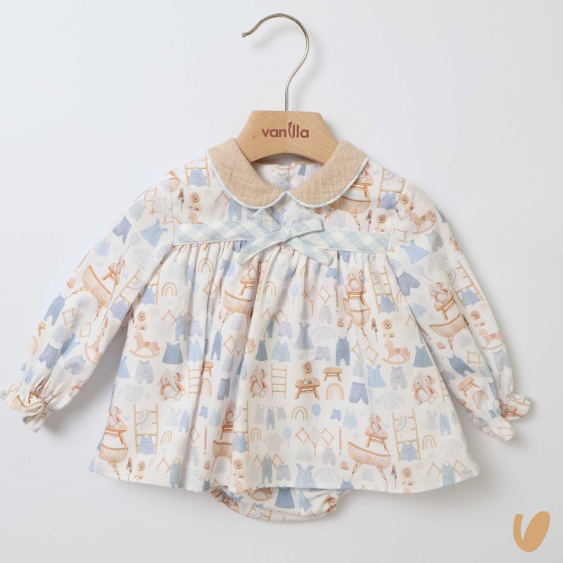 Mini abito stampa enfant Neonata