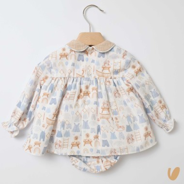 Mini abito stampa enfant Neonata