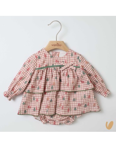 Mini sapling print mini dress