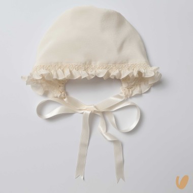 Cuffietta seta e punto smock Cappello e Guanti