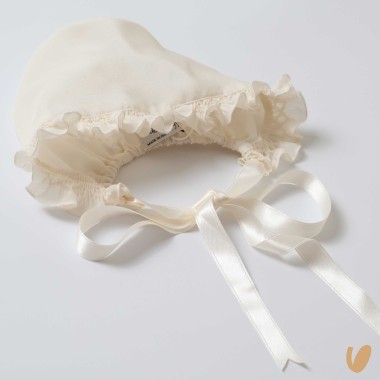 Cuffietta seta e punto smock Cappello e Guanti