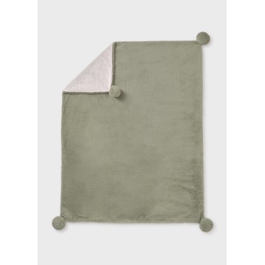 Coperta sherpa ponpom          Coperte e Lenzuola