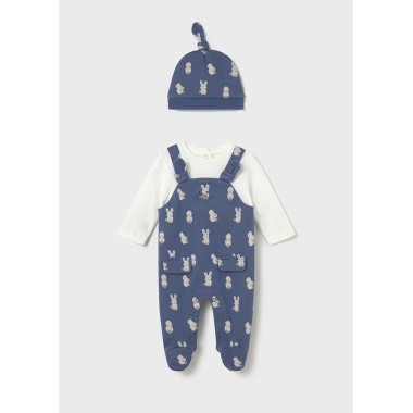 Tutina salopette e Cappello Completo e Pagliaccetto