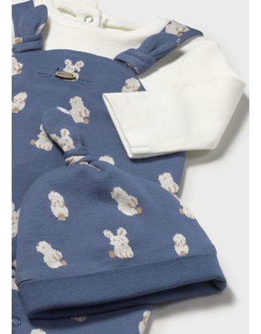 Tutina salopette e Cappello Completo e Pagliaccetto