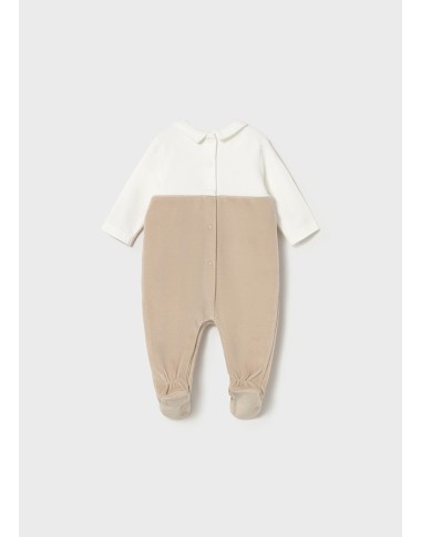 Chenille dungare jumpsuit