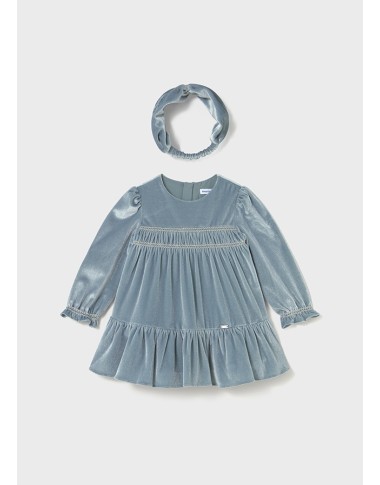 Velvet dress and band