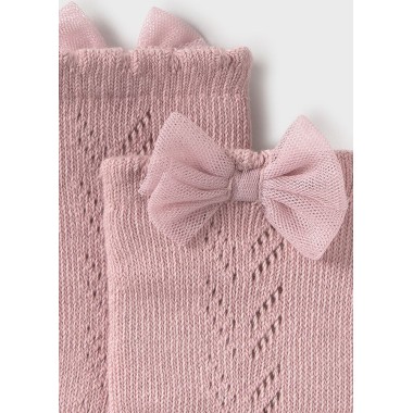 Calzini lunghi fiocco tulle Calzini Lunghi