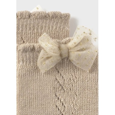 Calzini lunghi fiocco tulle Calzini Lunghi