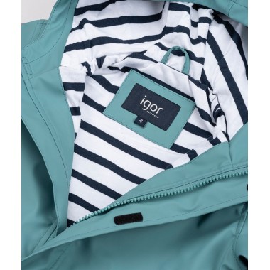 Impermeabile fodera righe Giacca e Giubbino