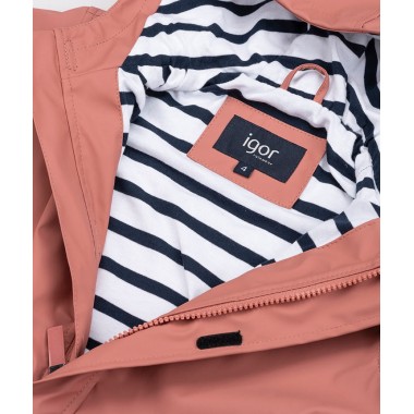 Impermeabile fodera righe Giacca e Giubbino