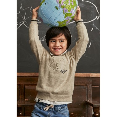 Maglioncino motivo rilievo Bimbo