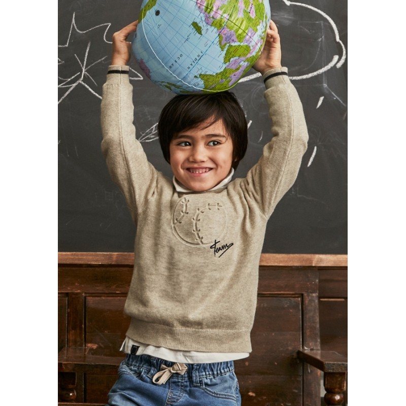 Maglioncino motivo rilievo Bimbo