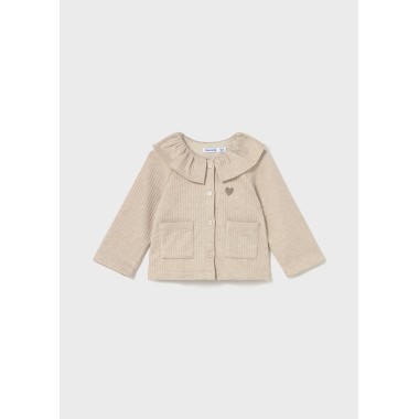 Cardigan a coste Neonata