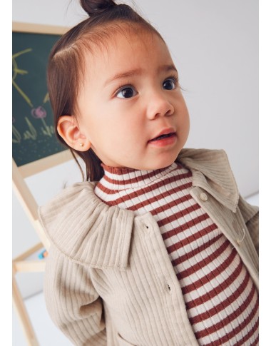 Cardigan a coste Neonata