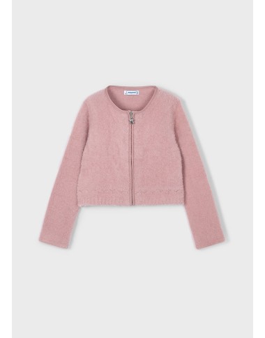 Cardigan zip ecopelliccia Cardigan e Maglia