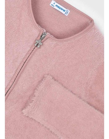 Cardigan zip ecopelliccia Cardigan e Maglia