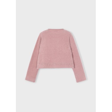 Cardigan zip ecopelliccia Cardigan e Maglia