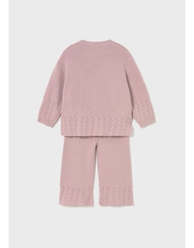 Completo Maglia e Pantalone intarsi Neonata