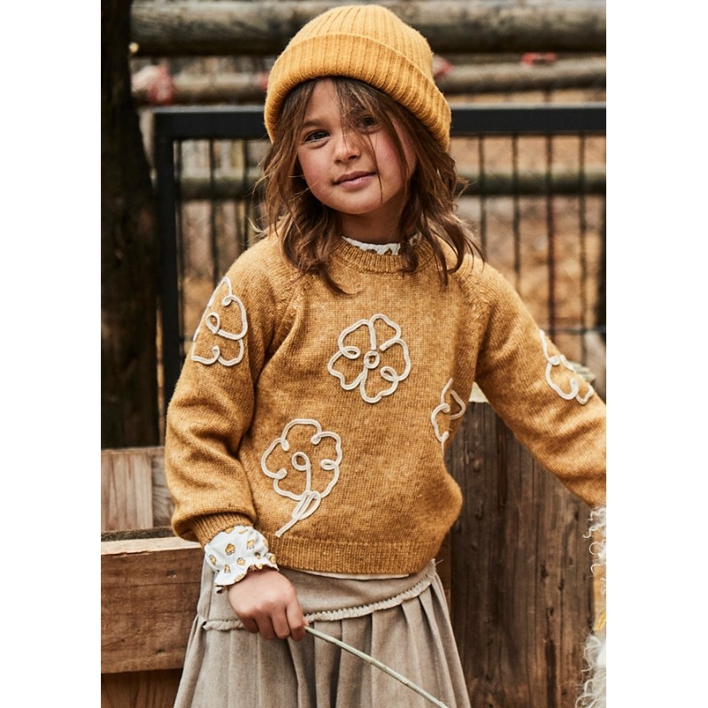 Maglioncino fiori Bimba