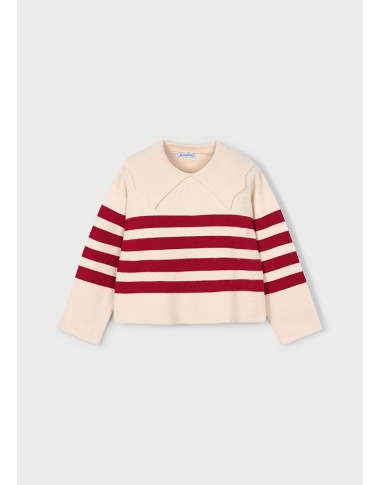 Maglioncino righe collo          Bimba