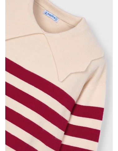 Maglioncino righe collo          Bimba