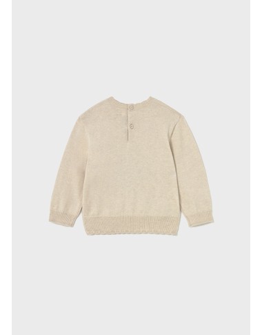 Scalloped inlay sweater