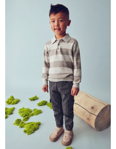 Polo tricot righe Bimbo