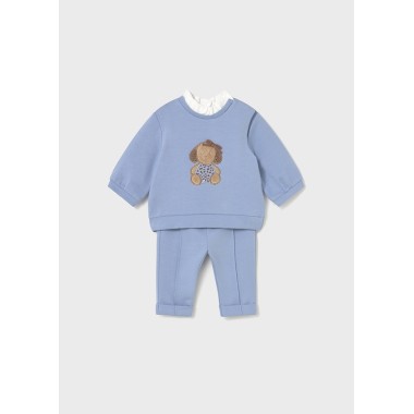 Completo felpa e pantalone Neonata