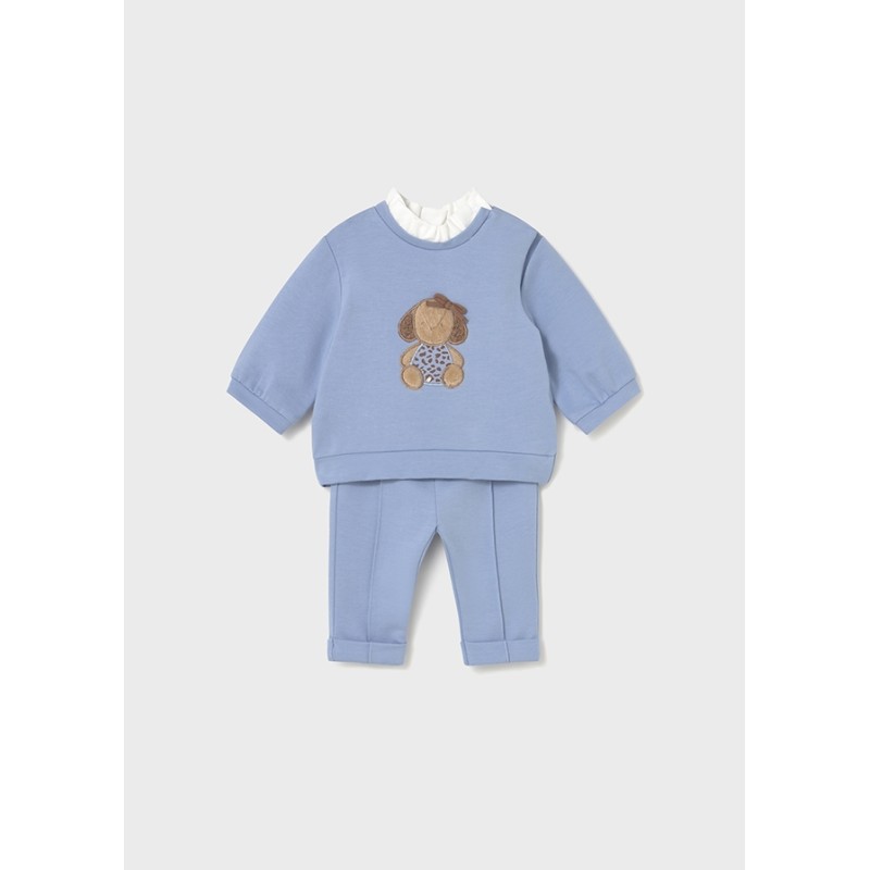 Completo felpa e pantalone Neonata