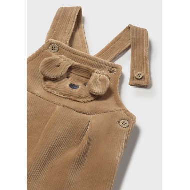 Salopette velour Neonato