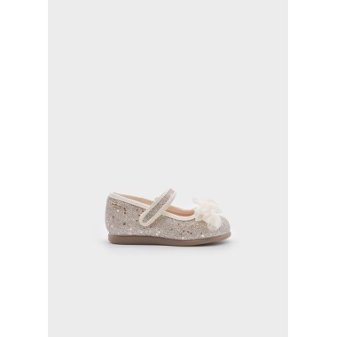 Ballerina glitter fiocco Scarpe