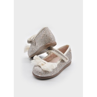 Ballerina glitter fiocco Scarpe