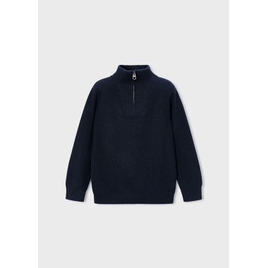 Maglioncino collo zip Cardigan e Maglia