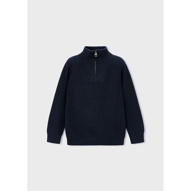 Maglioncino collo zip Cardigan e Maglia