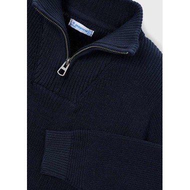 Maglioncino collo zip Cardigan e Maglia