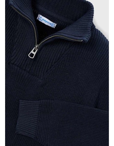 Zip neck sweater