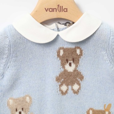 Completo nascita orsetti lana e cashmere Set Nascita e Uscita Clinica