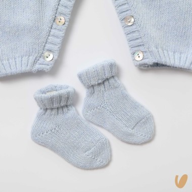 Completo nascita orsetti lana e cashmere Set Nascita e Uscita Clinica