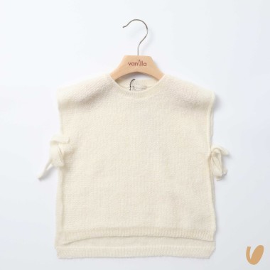 Gilet in lana mohair Bimba
