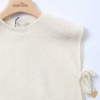 Gilet in lana mohair Bimba