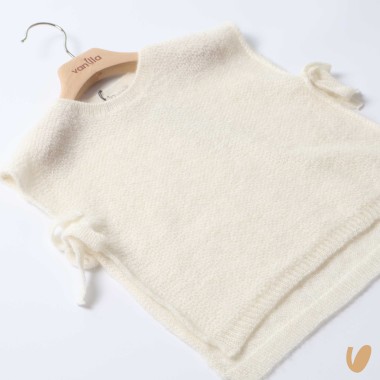 Gilet in lana mohair Bimba
