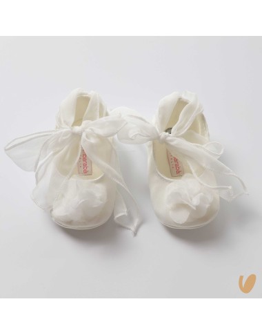 Ballerinas in chiffon bow