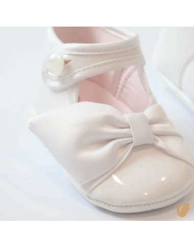 Ballerine in vernice fiocco Scarpe