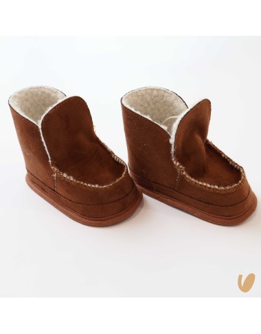 Stivaletti in camoscio e sherpa Scarpe