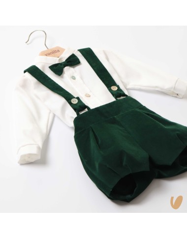 Completo elegante velluto Neonato 0/36