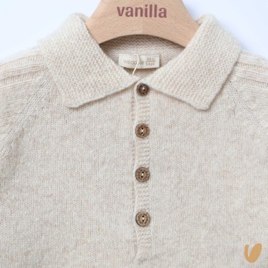 Polo in lana merinos Bimbo