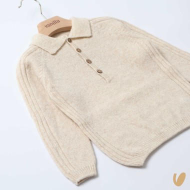 Polo in lana merinos Bimbo