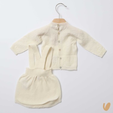 Completo lana e cashmere Completo e Pagliaccetto